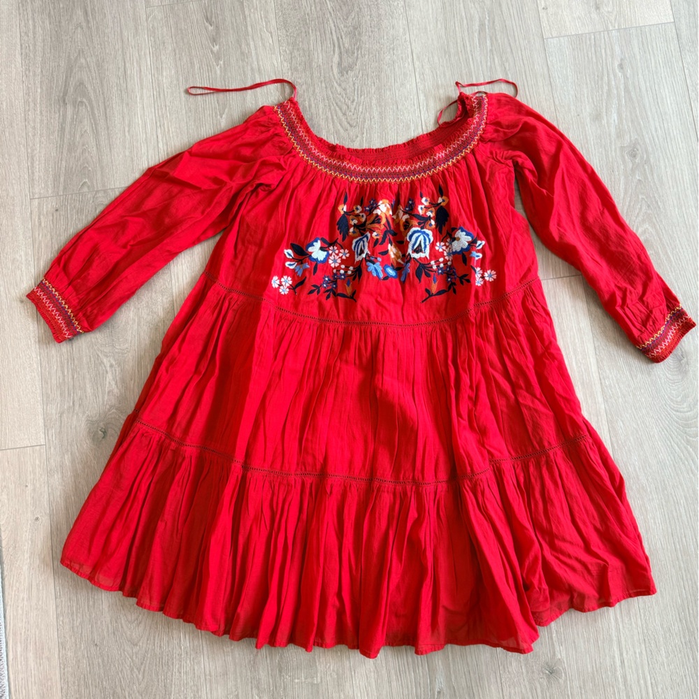 Free People Embroidered Dress
